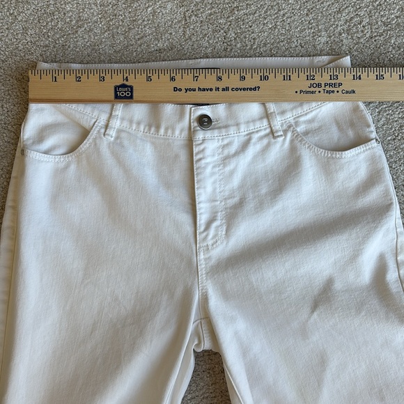 Lafayette 148 Thompson White Slim Fit Stretch Jean Pants Women’s Size 2 - Picture 7 of 16